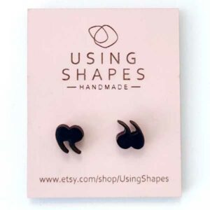 Quotation Mark Earrings Writer Gift