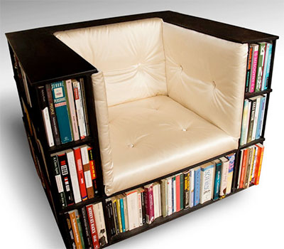 Luxury Library Bookcase Chair