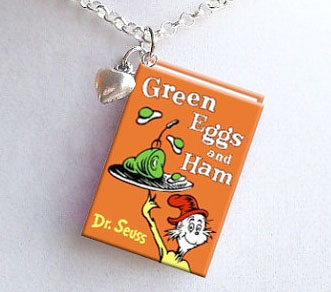 Tiny Book Charm Necklaces