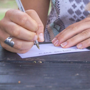 Inscribing a Book for a Gift