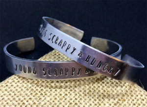Young, Scrappy, and Hungry Hamilton Cuff Bracelet