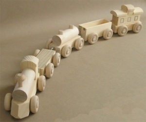 Handmade Wooden Toy Train