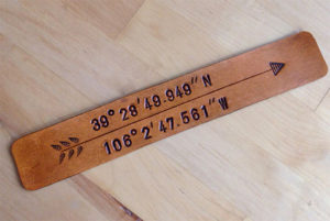 Coordinates Bookmark