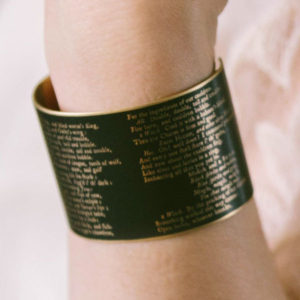 Macbeth Quote Cuff Bracelet