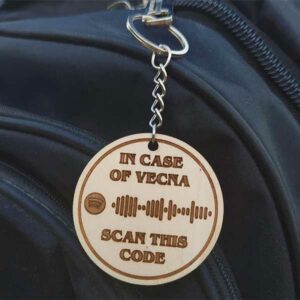 In Case of Vecna Stranger ThingsKeychain
