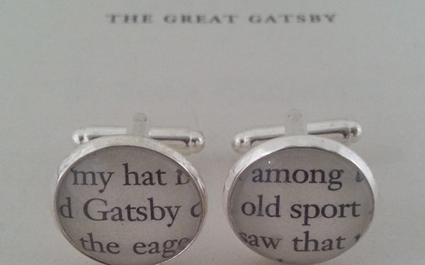 Great Gatsby Cufflinks Valentine's Day Gifts for Readers