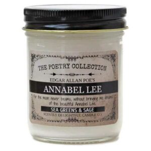 Annabel Lee Candle Edgar Allan Poe Gifts
