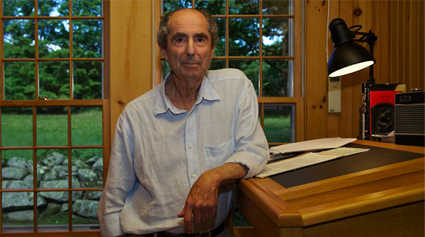 Philip Roth Writes at a Standing Desk