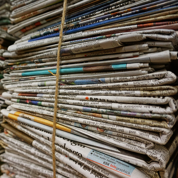 Newspaper Recycled Wrapping Paper