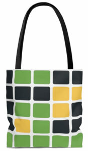 Wordle Tote Bag Gift for Wordle Addicts