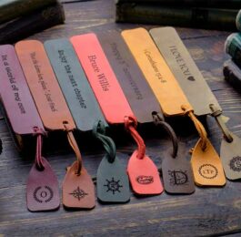 Personalized Leather Bookmark Father's Day Gift